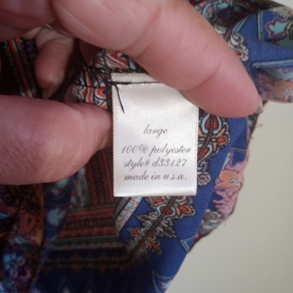 Alya ethnic style 3/4 kimono sleeve longline tunic or midi dress with open back - Picture 6 of 9